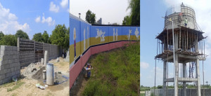 Building Foundations, Adding Beauty: Progress on Compound Walls, Water Tanks & Paintwork by Daga Developers