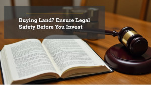 Buying Land? Ensure Legal Safety Before You Invest